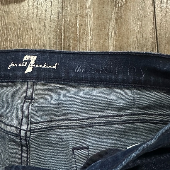7 For All Mankind Indigo Skinny Jeans - Picture 4 of 12